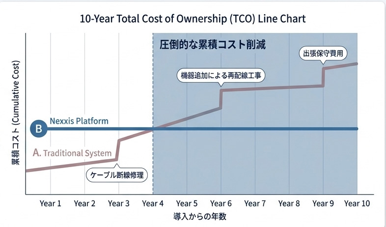 10年TCO比較チャート