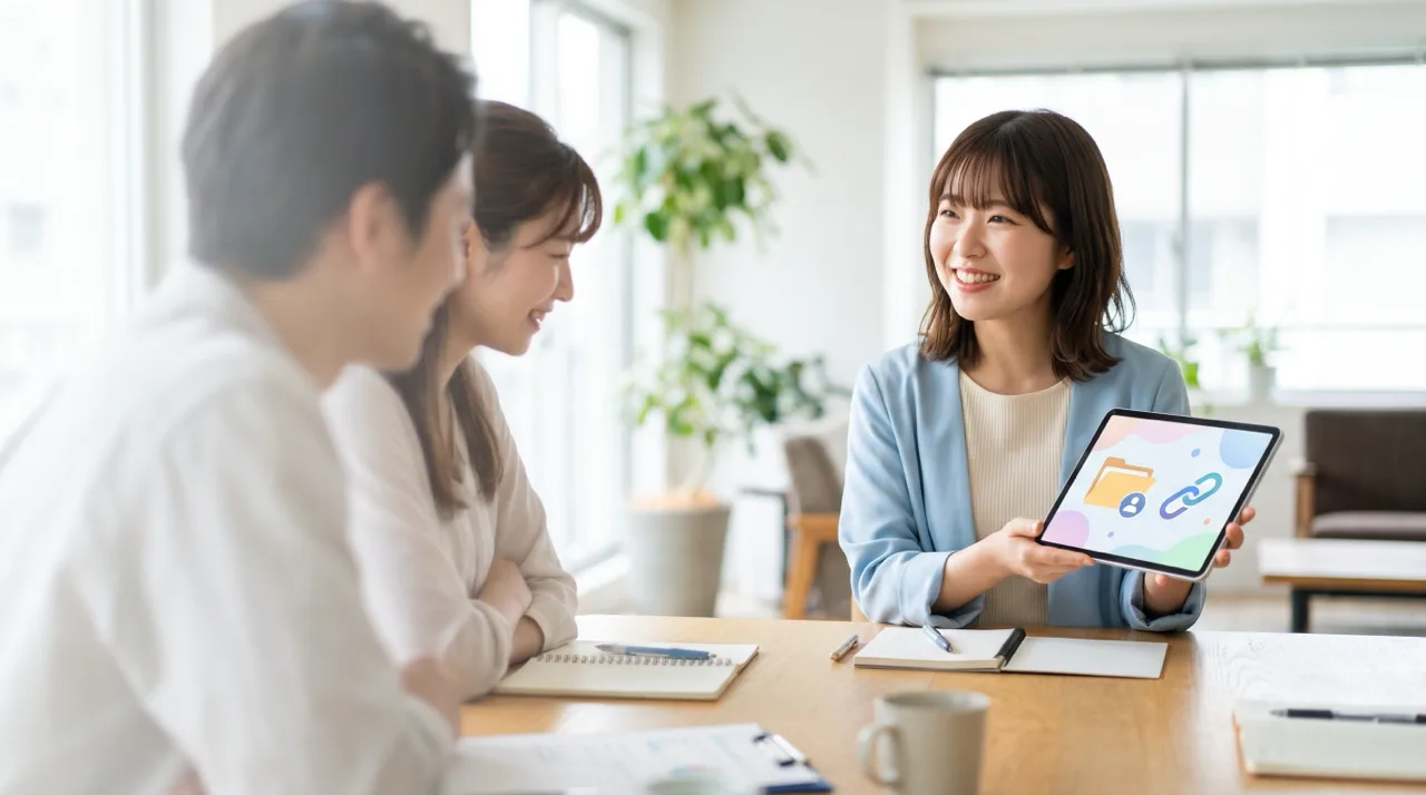 チームや社外と共有する