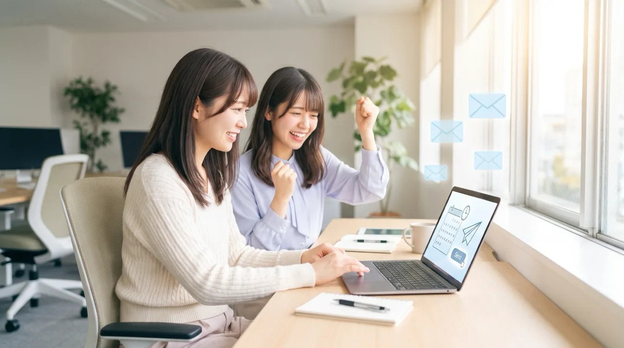 今すぐ配信も、予約配信も