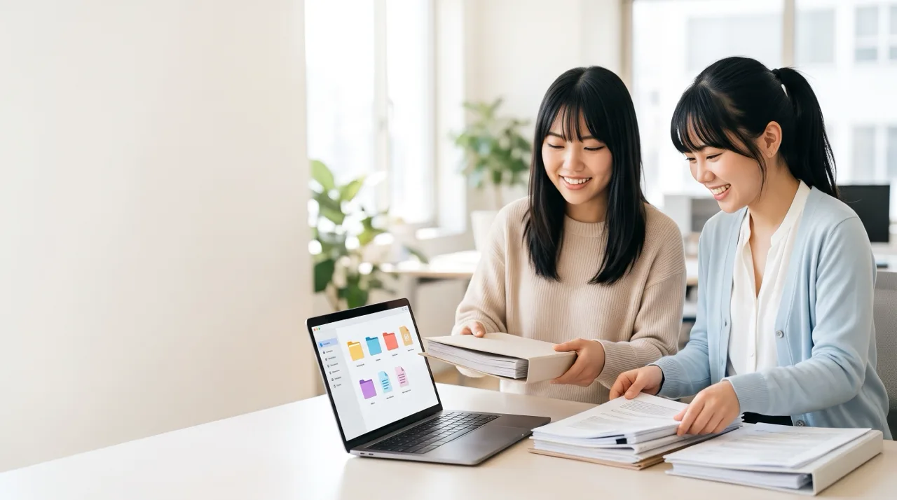 今あるファイルを取り込み、整理する